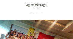 Desktop Screenshot of oguzozkeroglu.com